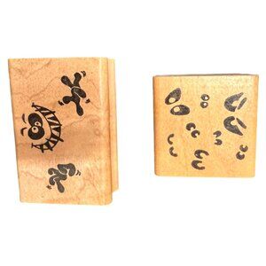 Set Of 2 Ann-ticipations Halloween Rubber Stamps 9180E & 9751E